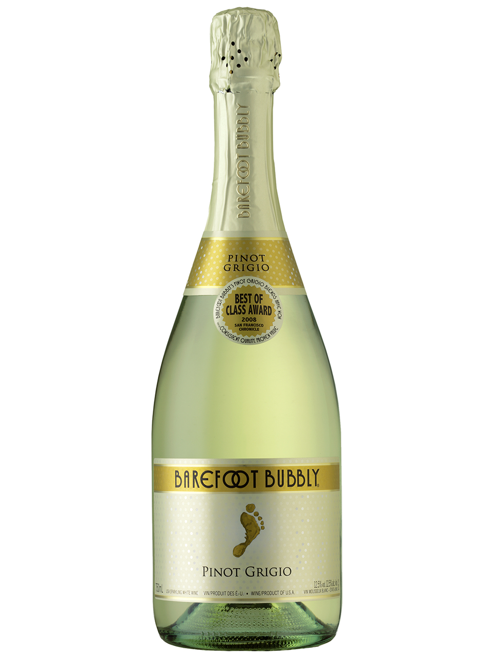Photo of Barefoot Bubbly Pinot Grigio Champagne Sparkling Wine - 750ml Bottle