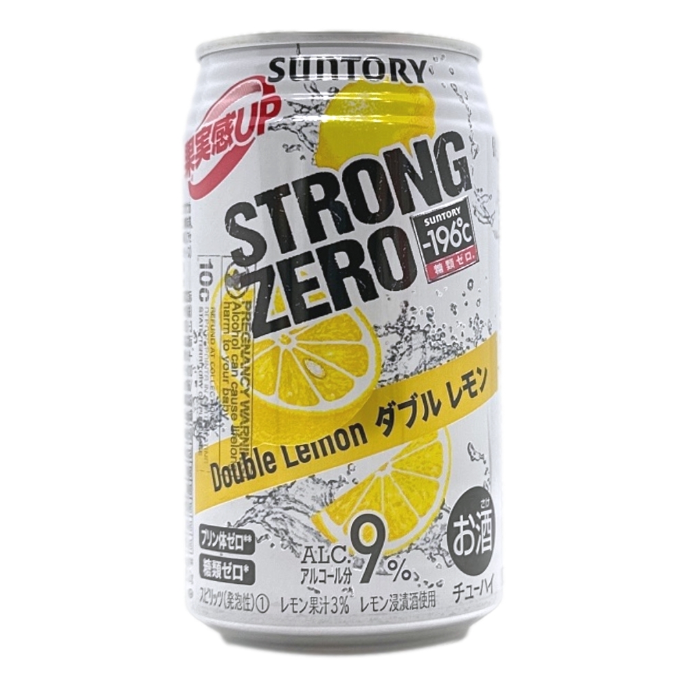 Photo of Suntory Strong Zero -196°C Double Lemon 9% Alcohol 350mL