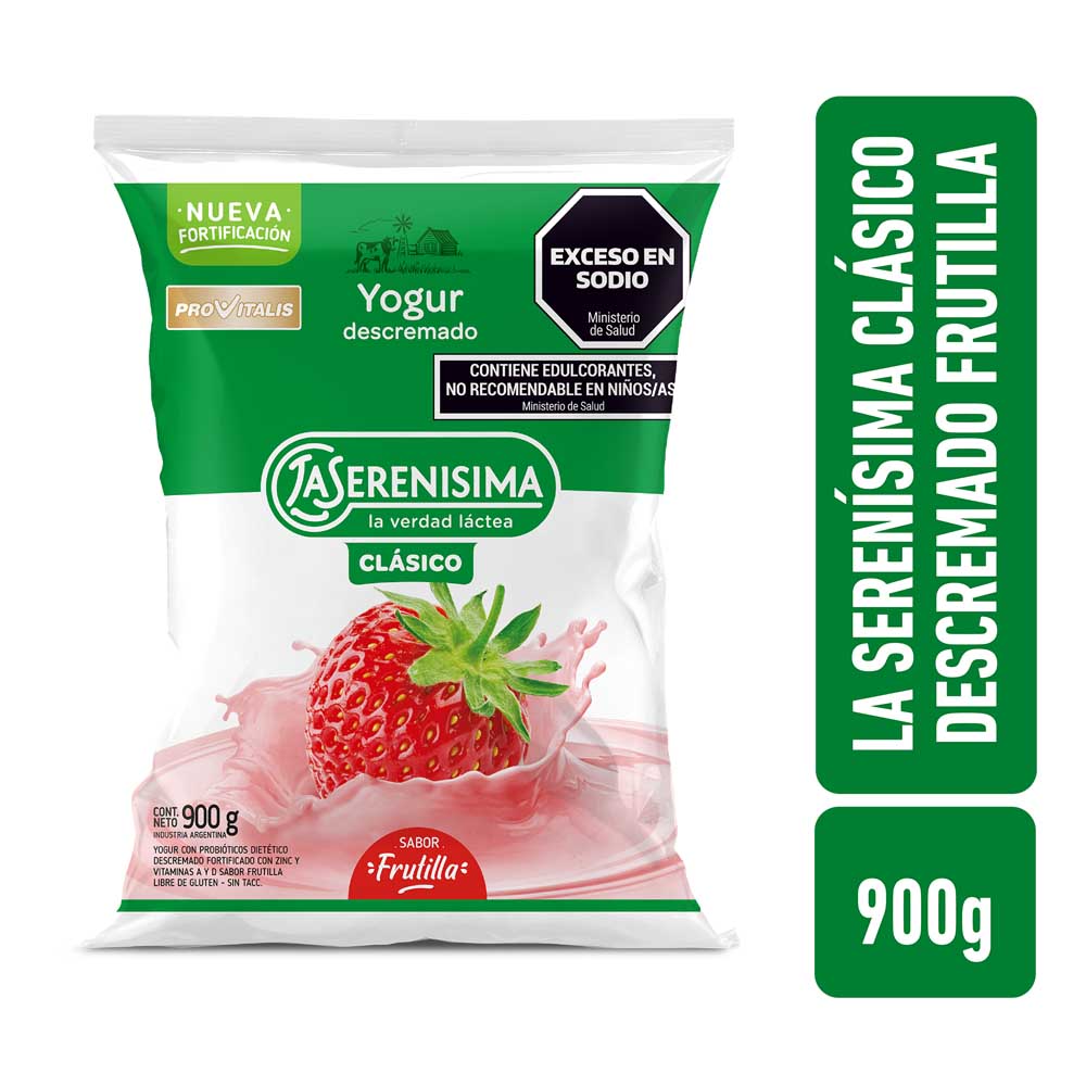 YOGUR L.S. CLASICO FRUTILLA DESCREMADO