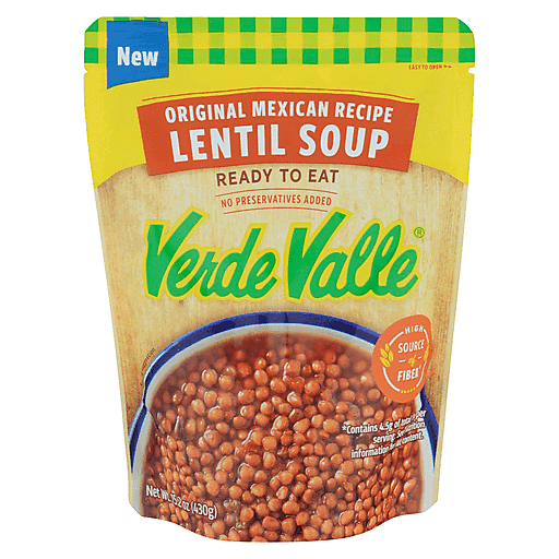 Verde Valle Original Mexican Recipe Lentil Soup