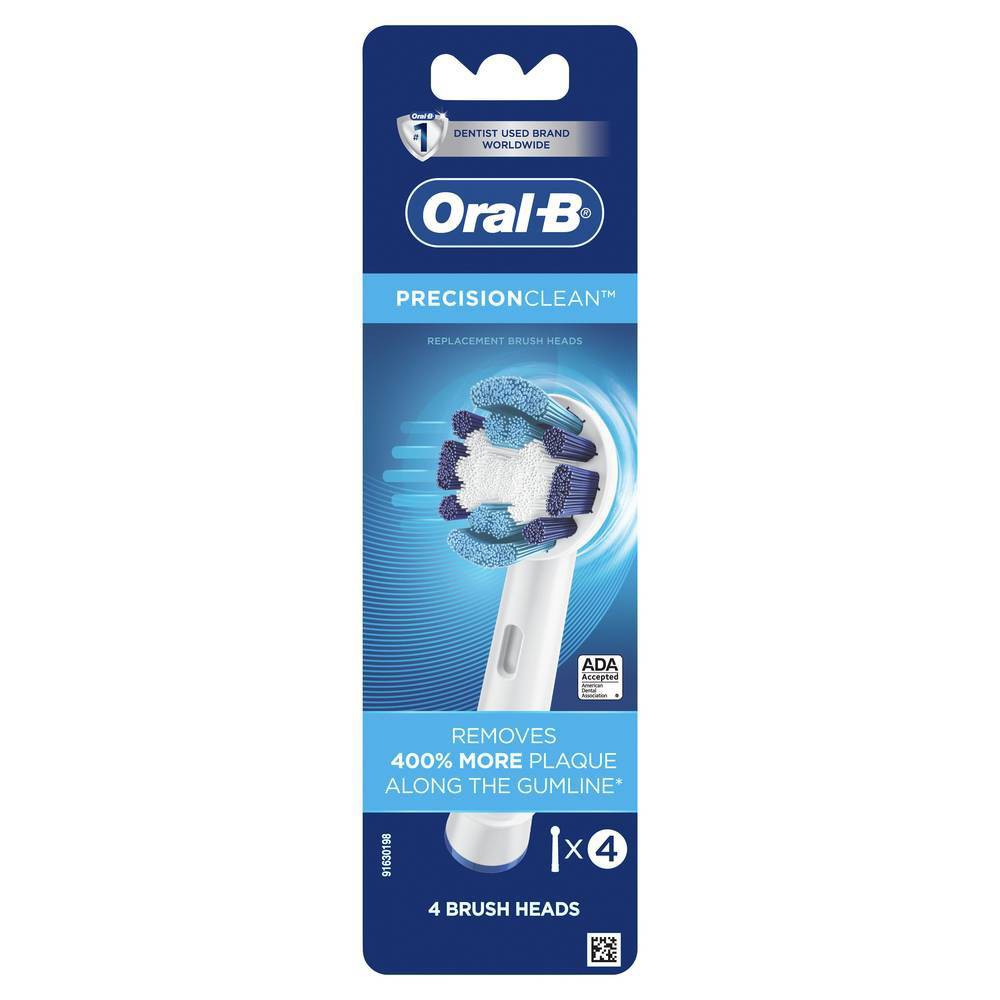 Oral-B Brush Heads - Precision Clean - 4 Heads