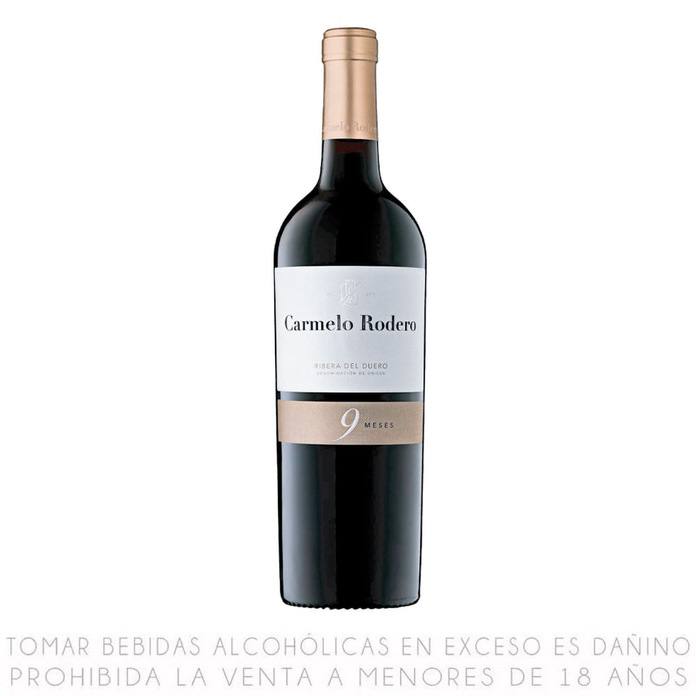 VINO CARMELO RODERO TINTO D.O R.DUERO 75