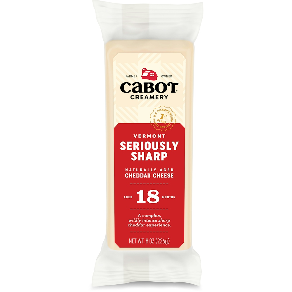 Cabot Creamery Cheddar Cheese, Vermont, Seriously Sharp