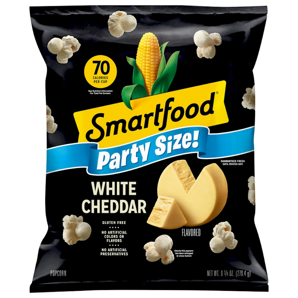 Photo of Smartfood Popcorn, White Cheddar, Party Size! - 9.75 Ounce
