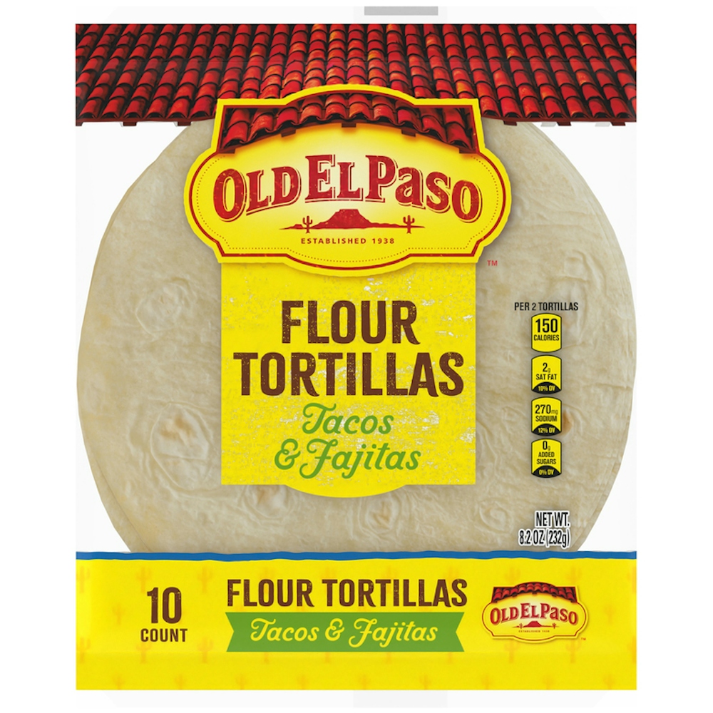 Old El Paso Soft Flour Tortillas for Tacos and Fajitas 10 Count