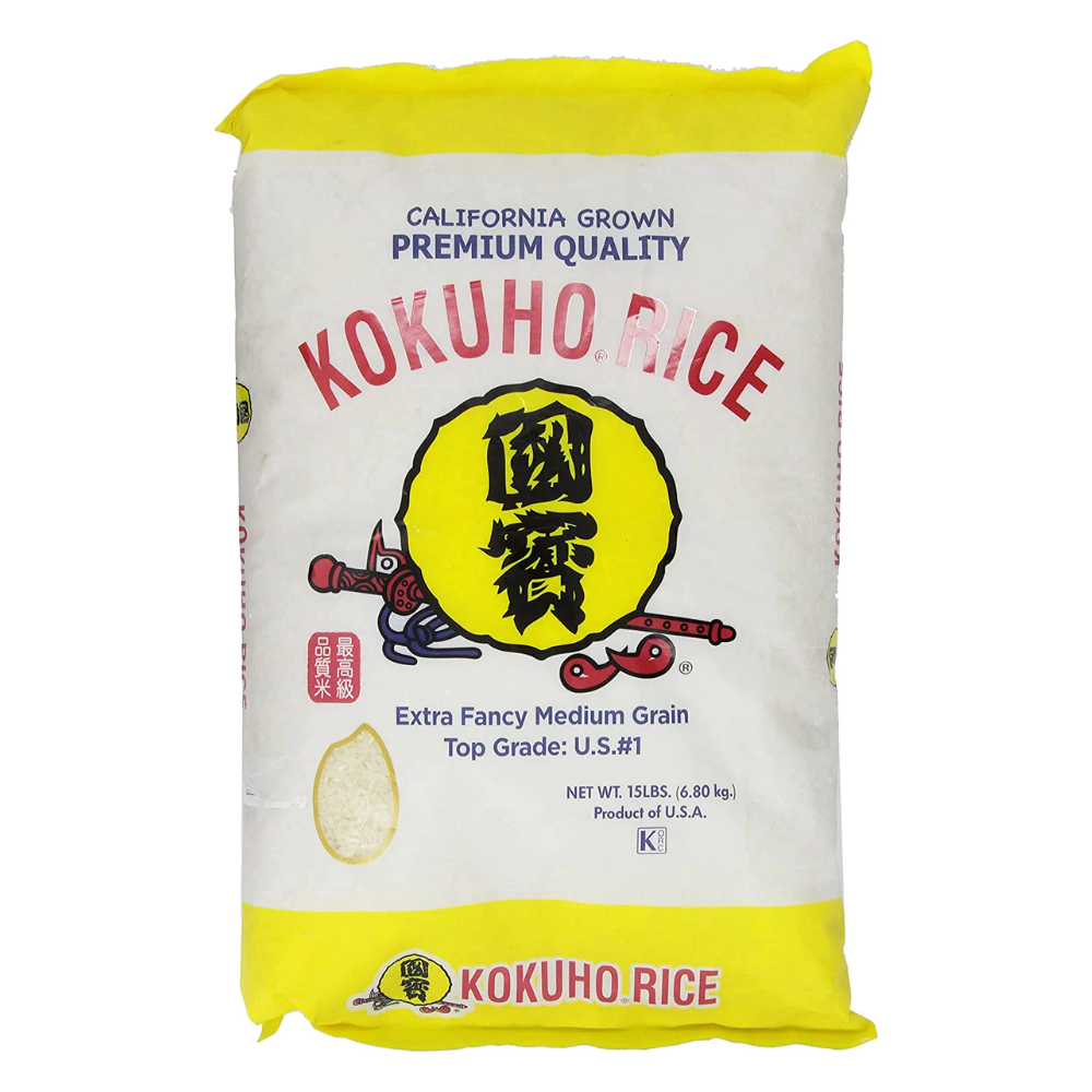 Photo of Kokuho Calrose Rice Yellow, 15 Pound