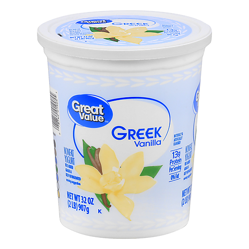 Great Value Greek Vanilla Nonfat Yogurt