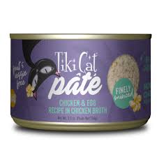 Tiki Cat Pate Chicken & Egg 2.8oz Canned Cat Food