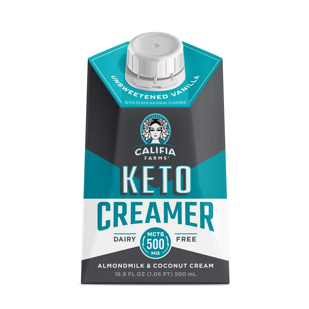 Unsweetened Vanilla Almondmilk & Coconut Keto Creamer, Unsweetened Vanilla
