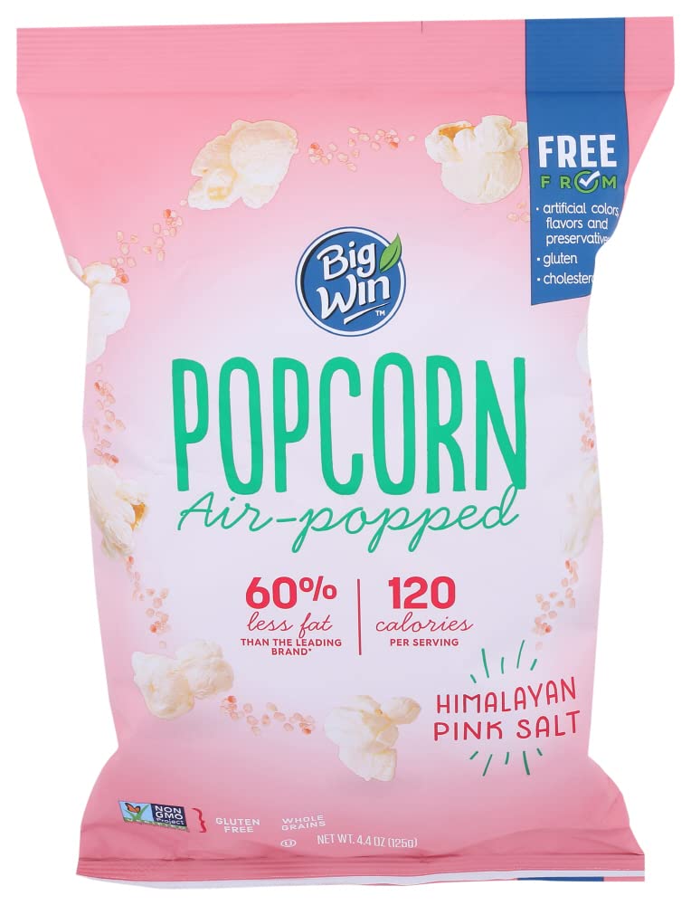 Himalayan Pink Salt Air-Popped Popcorn, Himalayan Pink Salt
