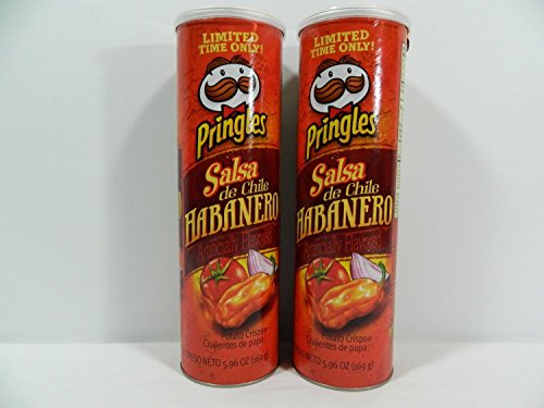 Pringles Crisps Salsa De Chile Habanero 5.96Oz
