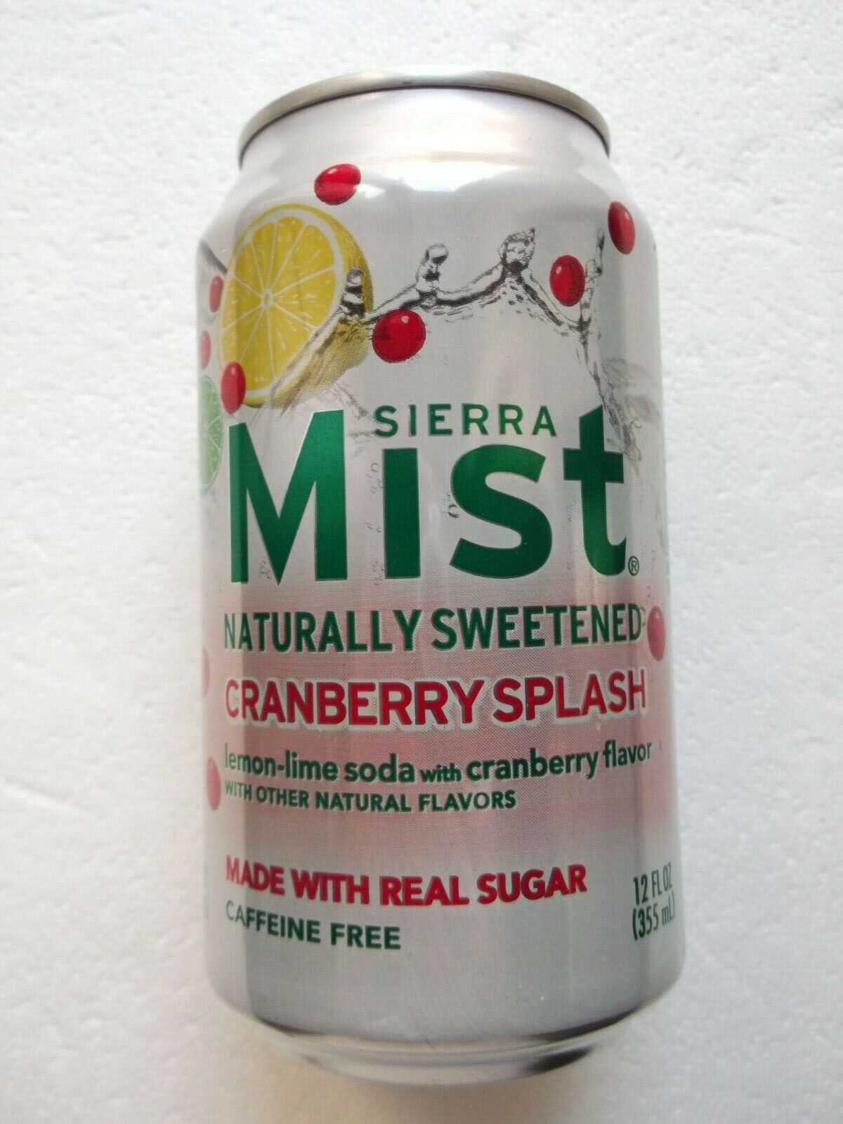Cranberry Splash Lemon-Lime with Cranberry Flavor Soda, Cranberry Splash