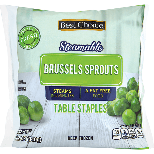 Steamable Brussels Sprouts, Steamable