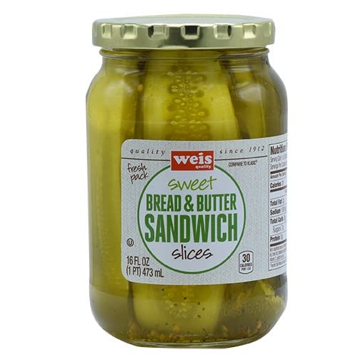 Sweet Bread & Butter Sandwich Slices, Sweet Bread & Butter