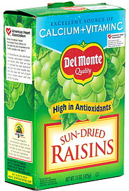 Del Monte, All Natural Raisins
