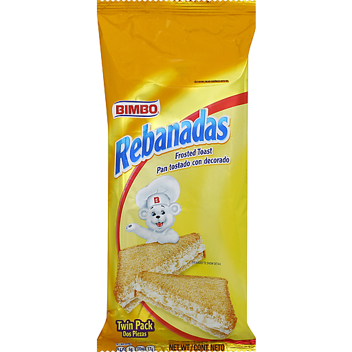 Bimbo Frosted Toast, Rebanadas, Twin Pack 3.88 Oz