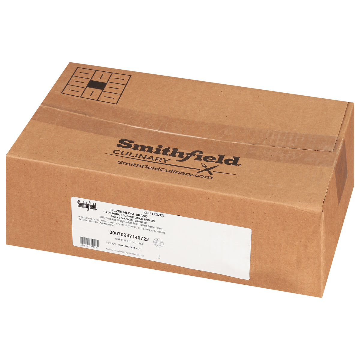 Saus,Lk,Skin-On,Fc,Sm,1.4Oz,10#,Z