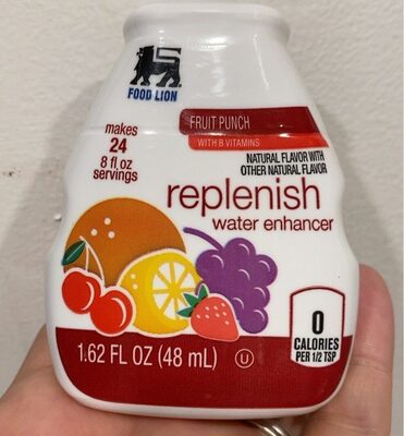 Replenish Water Enhancer, Fruit Punch