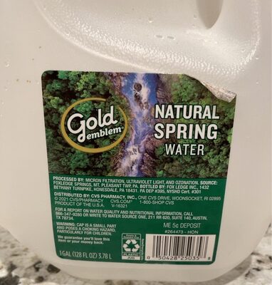 Natural Spring Water