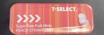 Peach Strawberry Sugar Free Fruit Mints, Peach Strawberry
