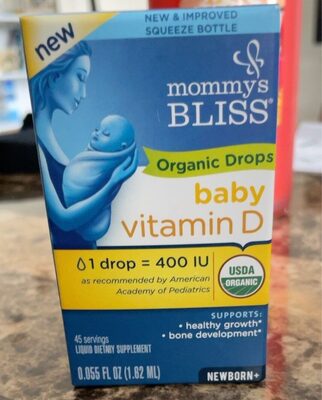 Baby Vitamin D Organic Drops