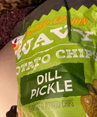 Dill Pickle Flavored Potato Chips, Dill Pickle