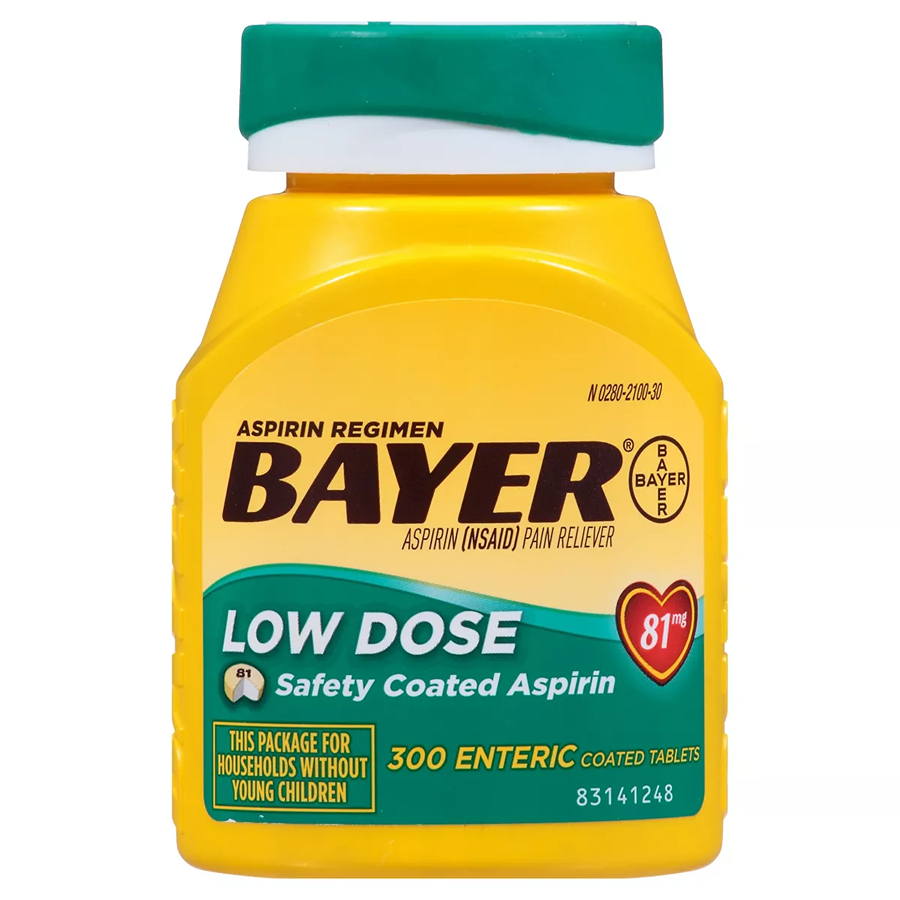 Bayer - Low Dose Coated Tablets - 300 Ct