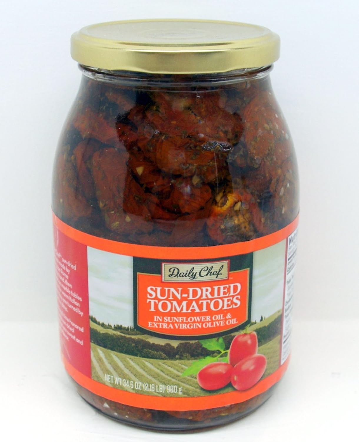 Sun-Dried Tomatoes in Sunflower Oil & Extra Virgin Olive Oil