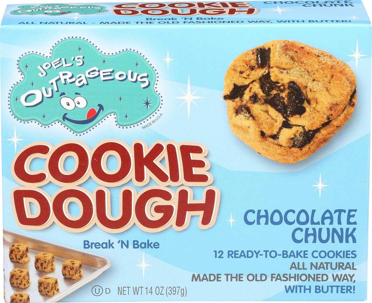 Joel'S Outrageous, Cookie Dough, Butter, Butter