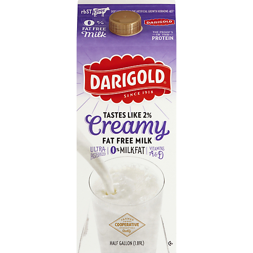 Creamy Fat Free Milk