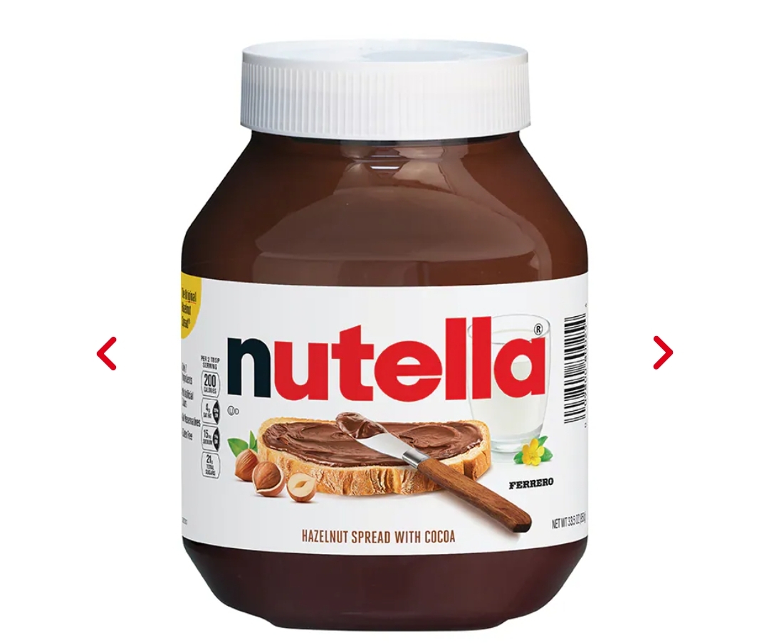 Photo of Nutella Hazelnut Spread With Cocoa For Breakfast 33.5 Oz Jar