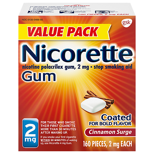 Nicorette - Cinnamon 2Mg/160Ct