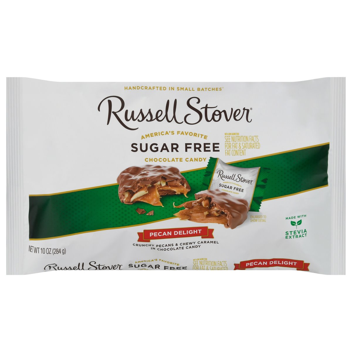 Photo of Russell Stover Sugar Free Pecan Delight Milk Chocolate Candy