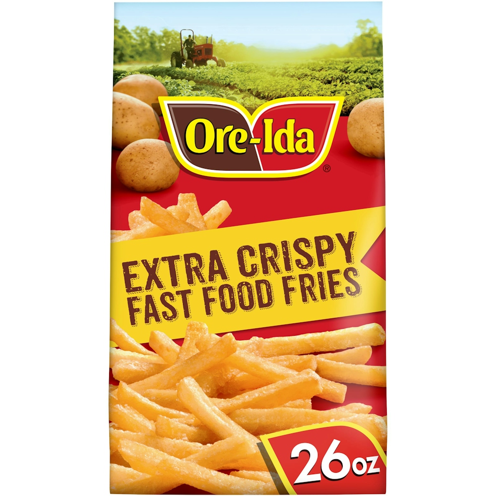 Photo of Ore-Ida Extra Crispy Fast Food French Fries Fried Potatoes, 26 Oz Bag