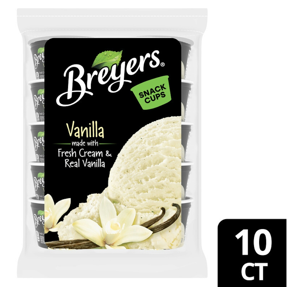 Photo of Breyers Snack Cups Natural Vanilla Ice Cream 48 Oz