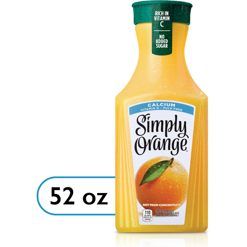 Photo of Simply Orange Pulp Free With Calcium & Vitamin D Juice - 52 Fl Oz