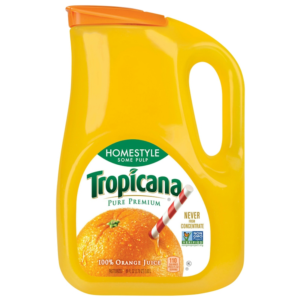 Photo of Tropicana Pure Premium Orange Juice Some Pulp - 89 Oz