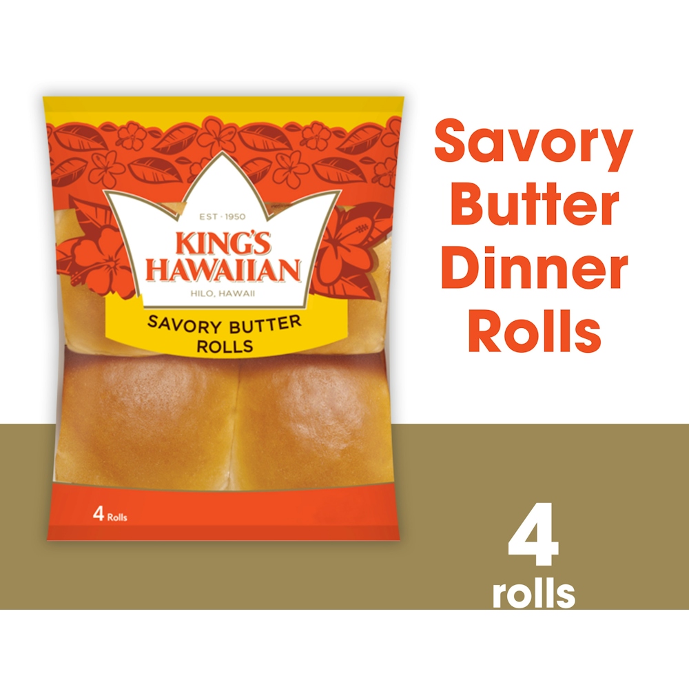 Photo of King's Hawaiian Savory Butter Rolls, Bread Rolls
