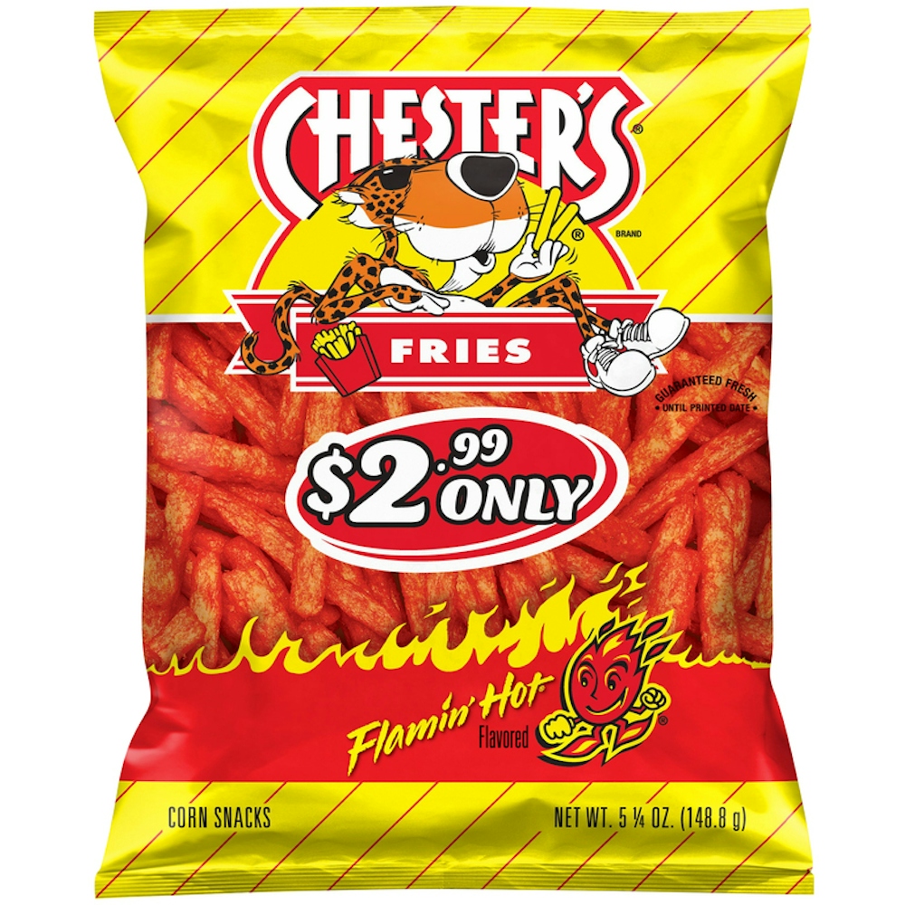 Photo of Chester's Corn Snacks, Flamin' Hot Flavored, Fries - 5.25 Ounce