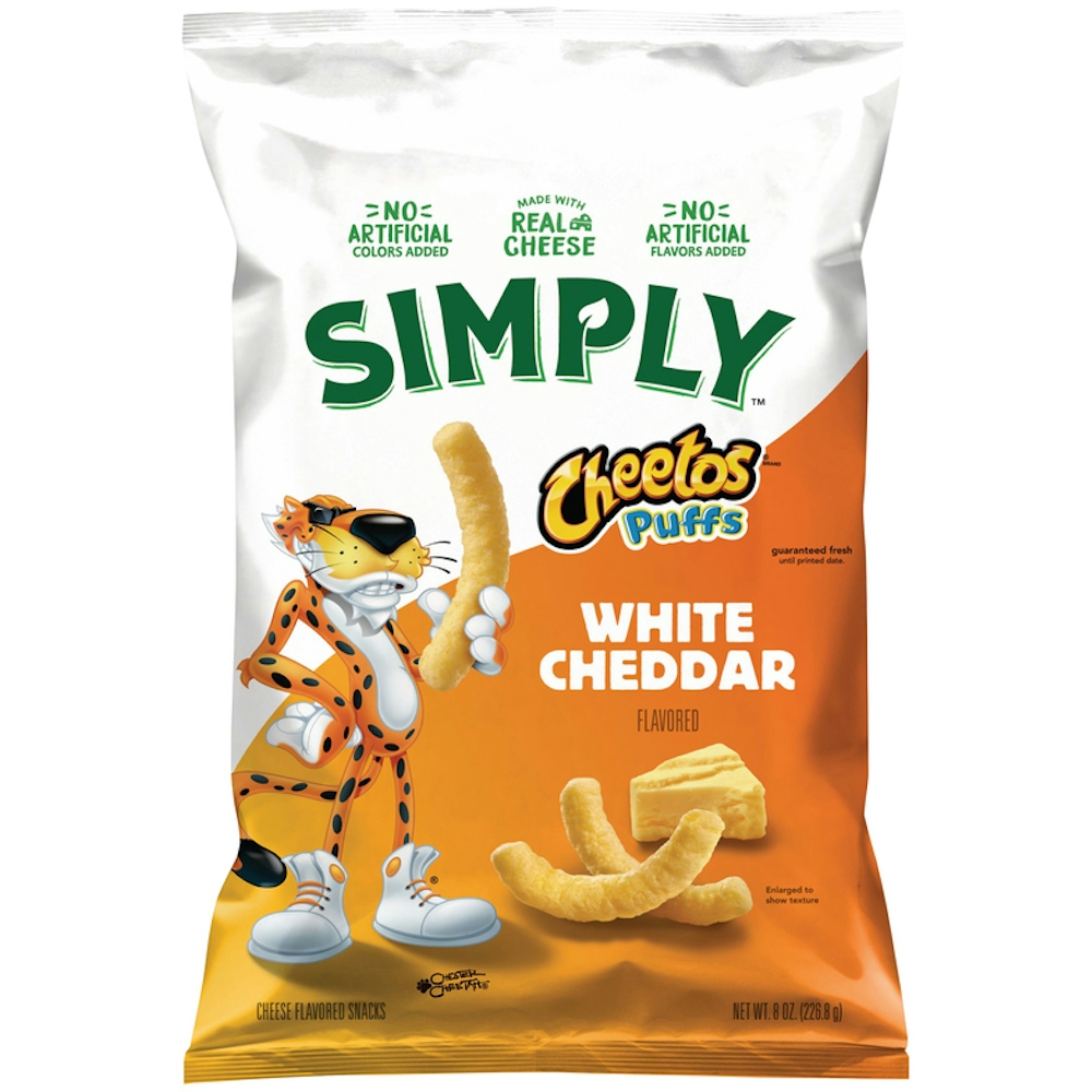 Photo of Cheetos Simply Puffs White Cheddar Cheese Flavored Snacks, 8 Ounce