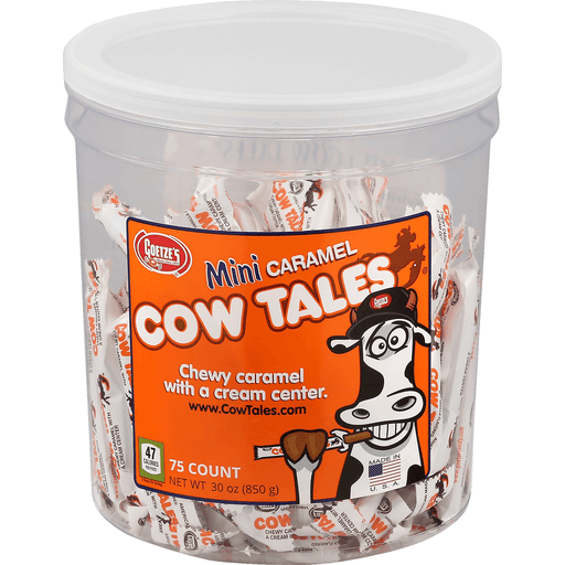 Goetze'S, Cow Tales, Mini Caramel Sticks, Vanilla