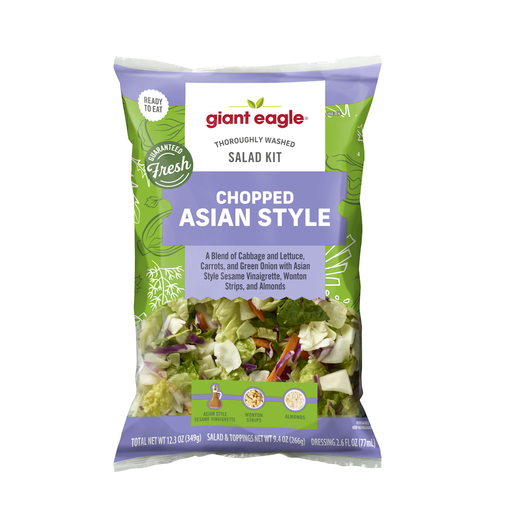 Chopped Asian Style Salad Kit, Chopped Asian Style