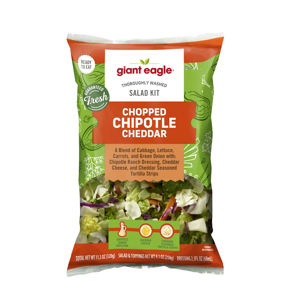 Chopped Chipotle Cheddar a Blend of Cabbage