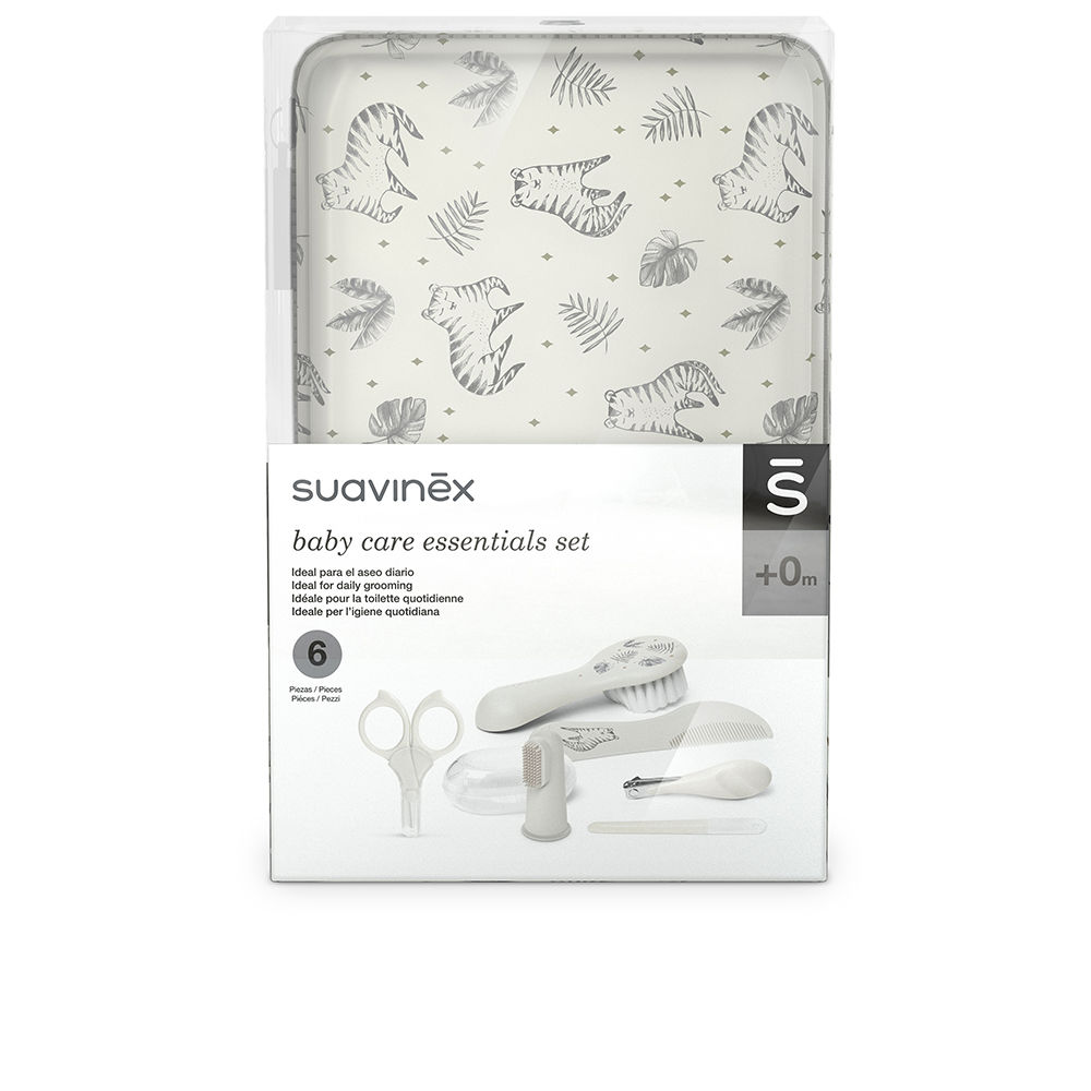 SET BABY CARE ESSENTIALS GRIS SUAVINEX