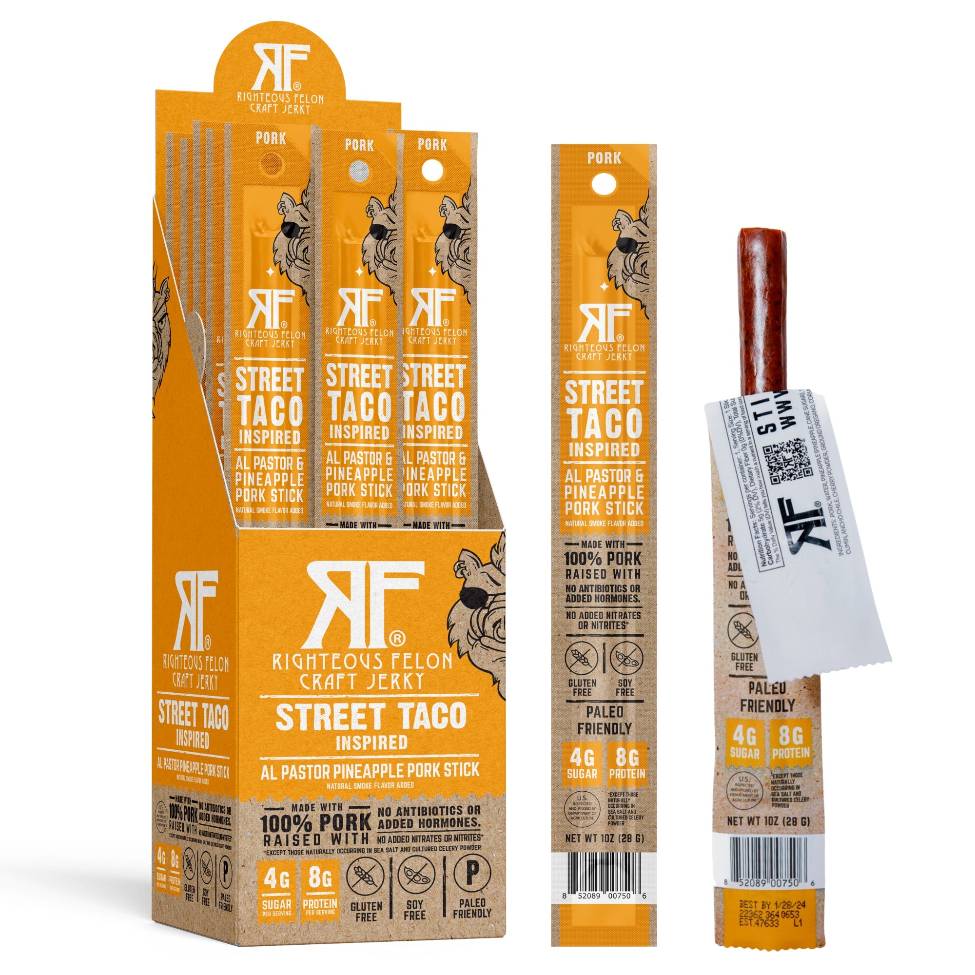 Righteous Felon Street Taco Pork Pineapple Stick