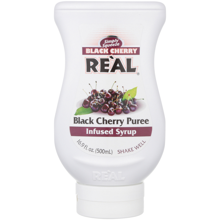 Real Cocktail Ingredients Black Cherry Puree Infused Syrup — UPC ...