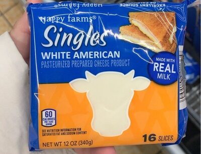 Singles White American Cheese