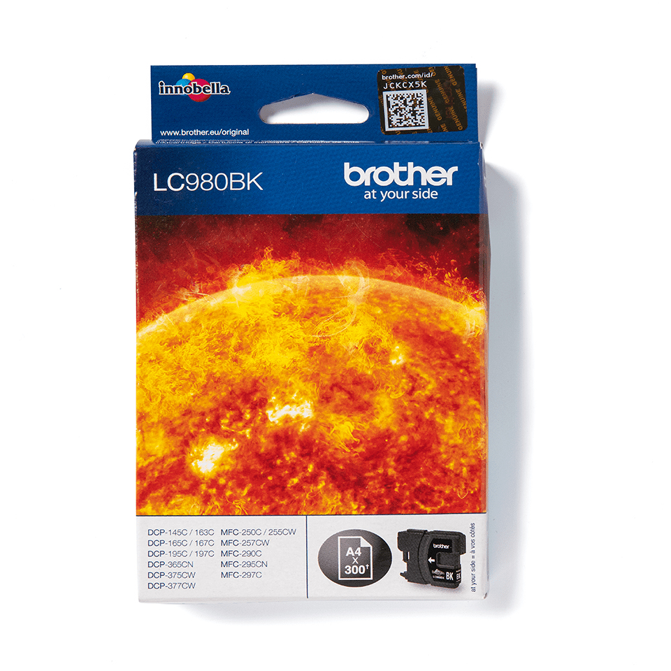 Photo of Brother Ink Cartridge LC-980BK Original Black LC980BK