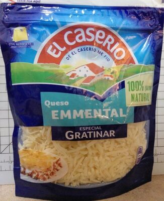 QUESO RALLADO EMMENTAL CASERIO 120 GR