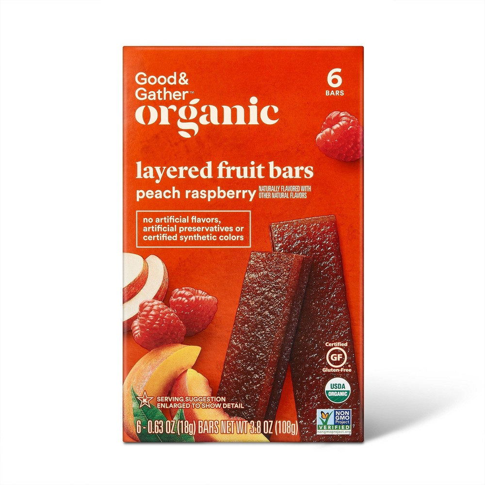 Peach Raspberry Layered Fruit Bars, Peach Raspberry